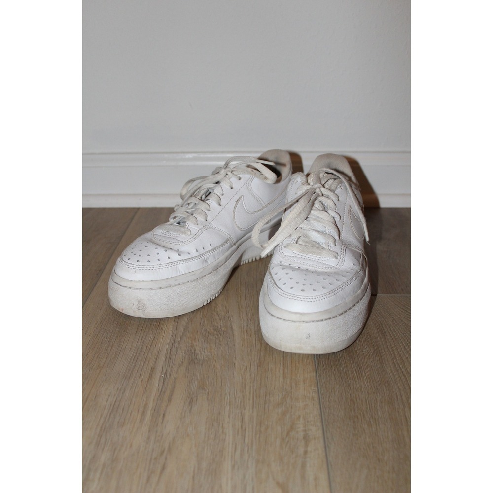 Nike Court Vision Alta Women's White Platform‎ Sneakers DM0113-100 Size 8.5